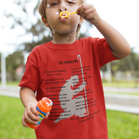23 Psalms Toddler Short Sleeve - Black