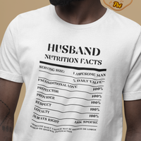 Nutrition Facts T-Shirt SS - Husband - Black