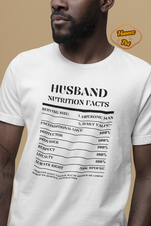 Nutrition Facts T-Shirt SS - Husband - Black