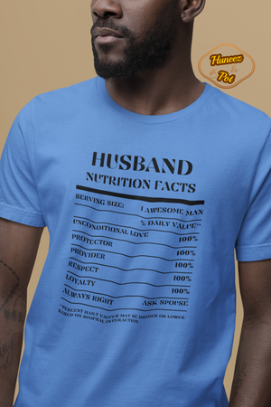 Nutrition Facts T-Shirt SS - Husband - Black