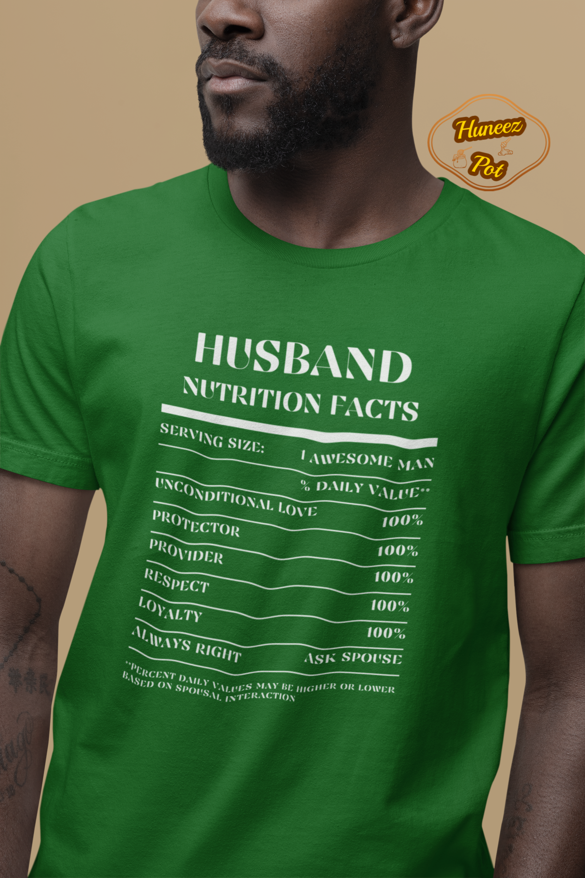 Nutrition Facts T-Shirt SS - Husband - White