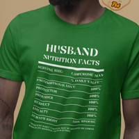 Nutrition Facts T-Shirt SS - Husband - White