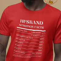 Nutrition Facts T-Shirt SS - Husband - White