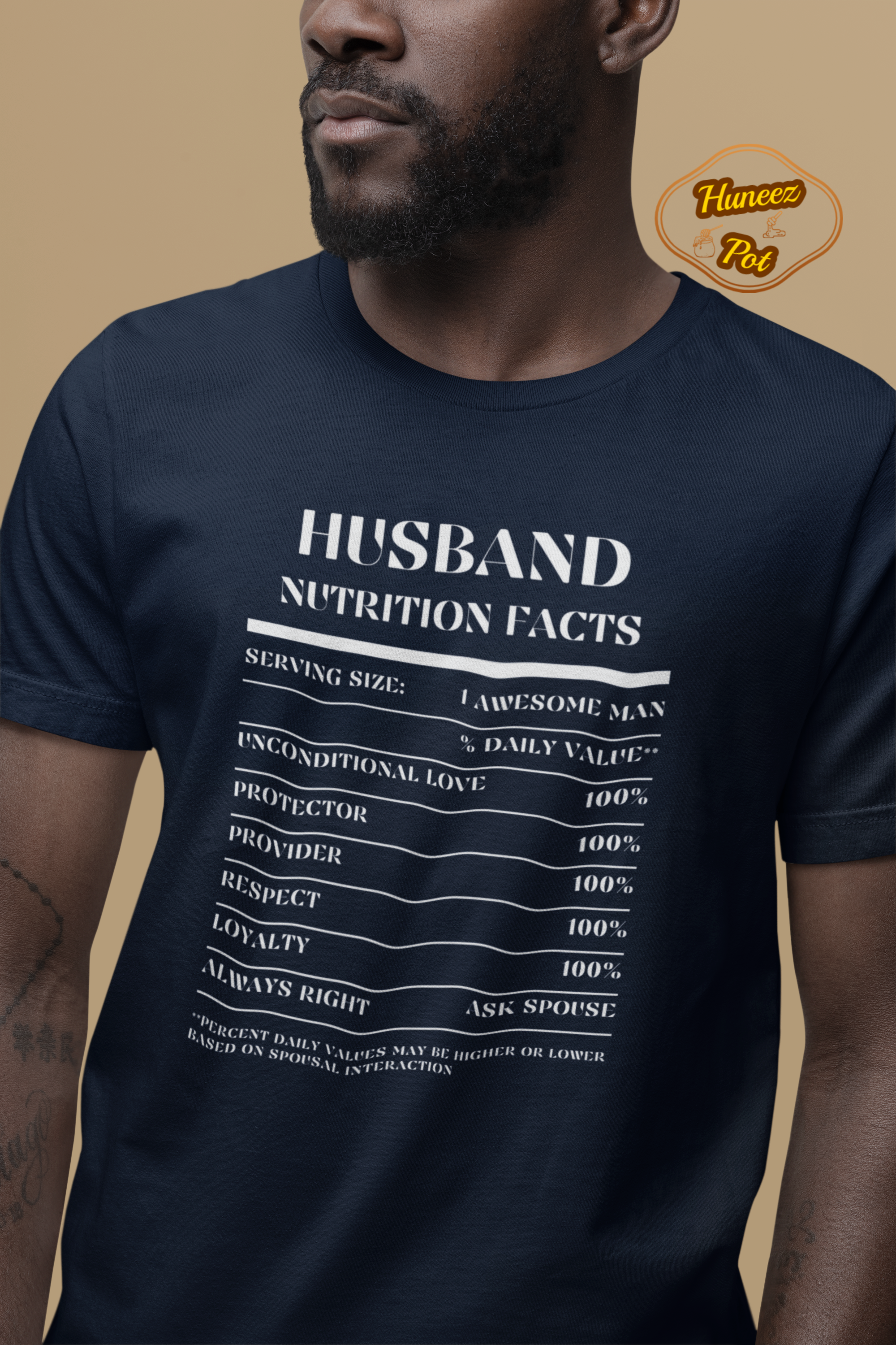 Nutrition Facts T-Shirt SS - Husband - White