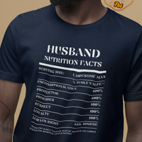 Nutrition Facts T-Shirt SS - Husband - White