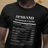 Nutrition Facts T-Shirt SS - Husband - White
