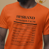 Nutrition Facts T-Shirt SS - Husband - Black