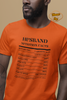 Nutrition Facts T-Shirt SS - Husband - Black