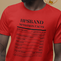 Nutrition Facts T-Shirt SS - Husband - Black