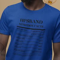 Nutrition Facts T-Shirt SS - Husband - Black