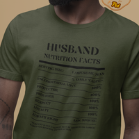 Nutrition Facts T-Shirt SS - Husband - Black