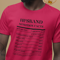 Nutrition Facts T-Shirt SS - Husband - Black