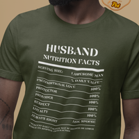 Nutrition Facts T-Shirt SS - Husband - White