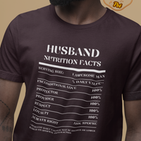 Nutrition Facts T-Shirt SS - Husband - White