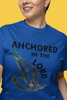 Anchored in the Lord Short Sleeve Shirt - Black