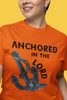 Anchored in the Lord Short Sleeve Shirt - Black