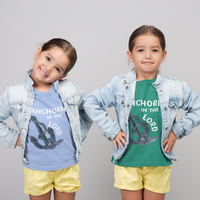 Anchored in the Lord Toddler Short Sleeve - White
