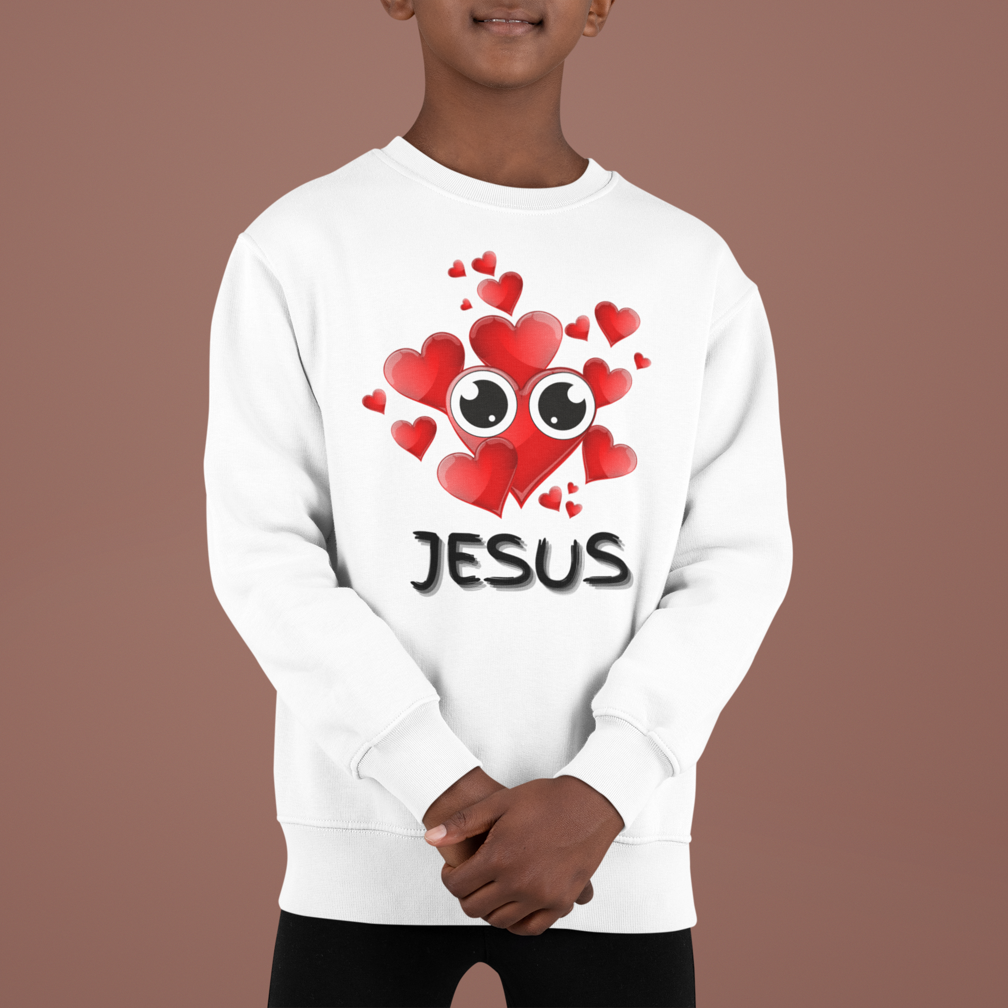 Eye Love Jesus Youth Crewneck