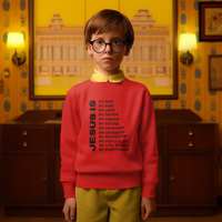Jesus Is Youth Crewneck Sweatshirt - Black