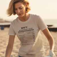Nutrition Facts T-Shirt SS - Wife - Black