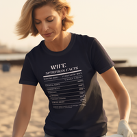 Nutrition Facts T-Shirt SS - Wife - White