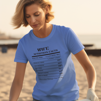 Nutrition Facts T-Shirt SS - Wife - Black