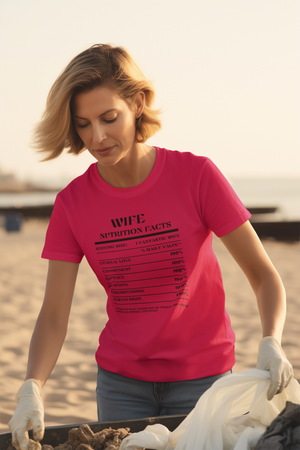 Nutrition Facts T-Shirt SS - Wife - Black