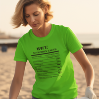Nutrition Facts T-Shirt SS - Wife - Black
