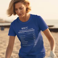 Nutrition Facts T-Shirt SS - Wife - White