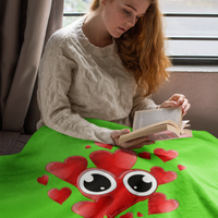 Eye Love Jesus Cozy Plush Fleece Blanket