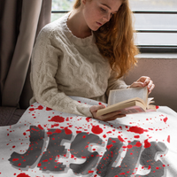 Blood of Jesus Cozy Plush Fleece Blanket