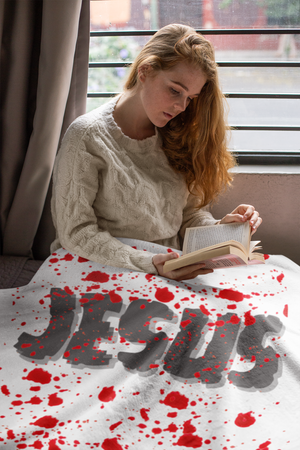 Blood of Jesus Cozy Plush Fleece Blanket