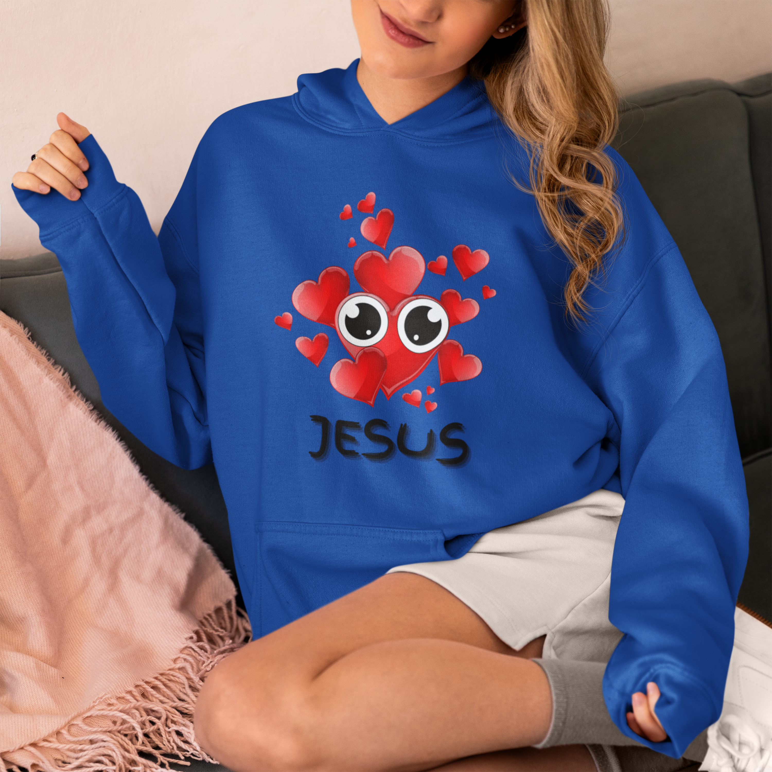 Eye Love Jesus Pullover Hoodie