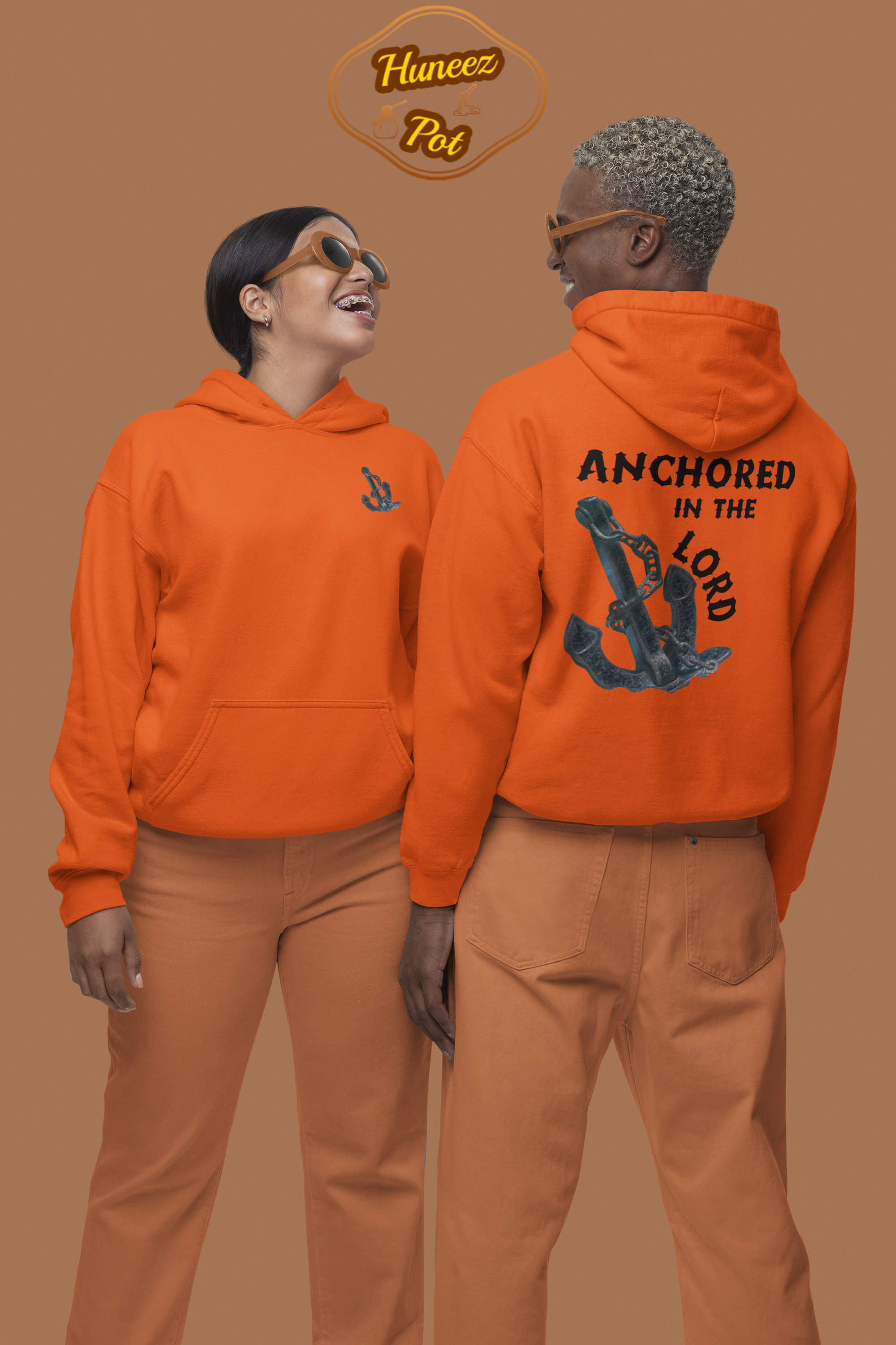 Anchored in the Lord Hoodie - Black