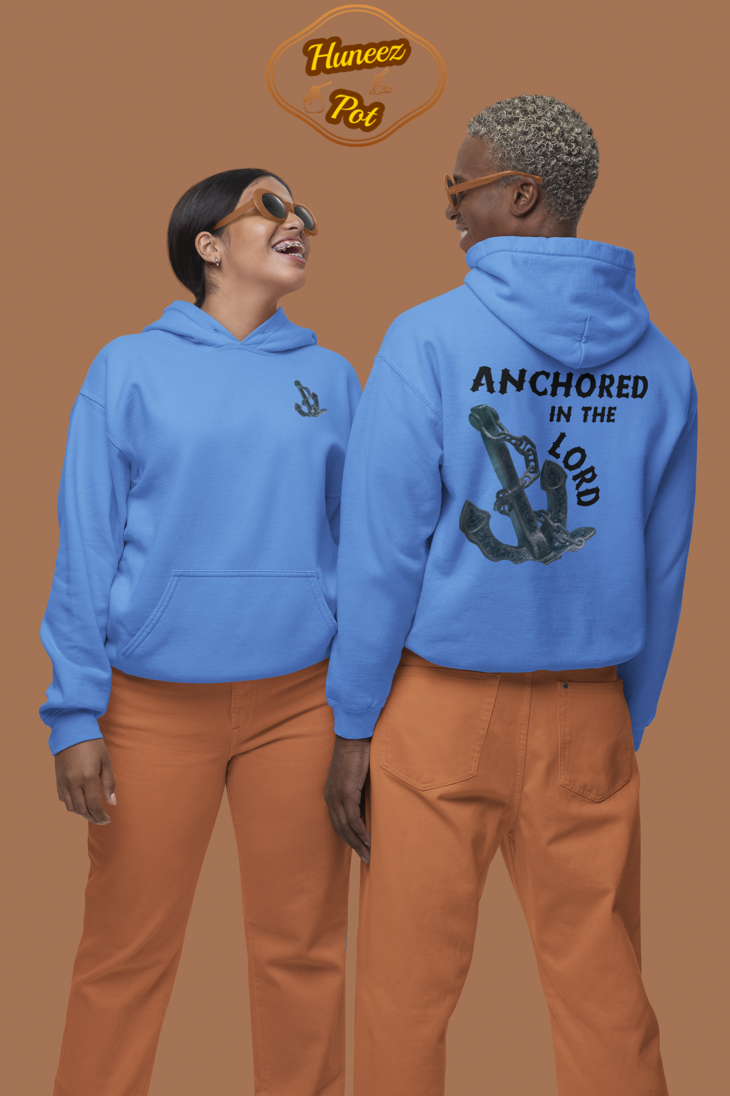 Anchored in the Lord Hoodie - Black