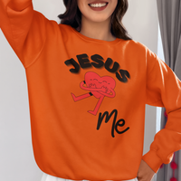 Jesus Loves Me Crewneck Pullover Sweatshirt