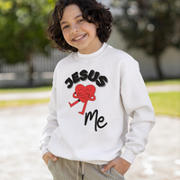 Jesus Loves Me Youth Crewneck