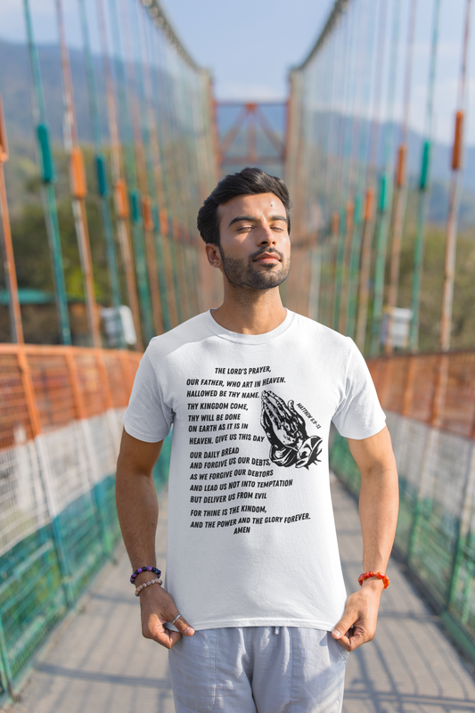 Lord's Prayer Short Sleeve Shirt - Black