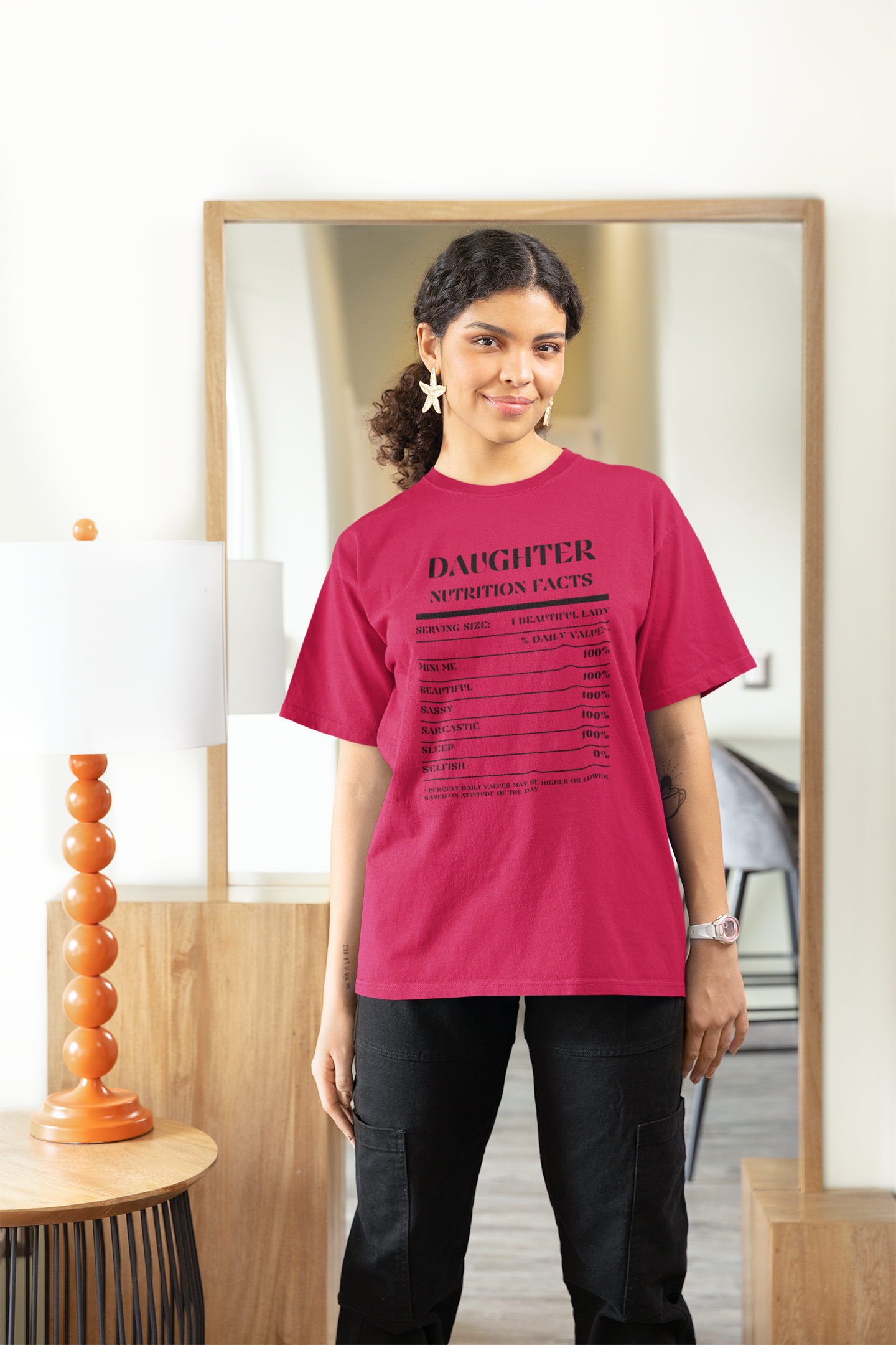 Nutrition Facts T-Shirt SS - Daughter - Black