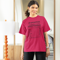 Nutrition Facts T-Shirt SS - Daughter - Black