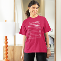 Nutrition Facts T-Shirt SS - Daughter - White