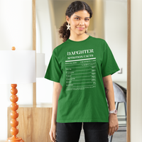 Nutrition Facts T-Shirt SS - Daughter - White