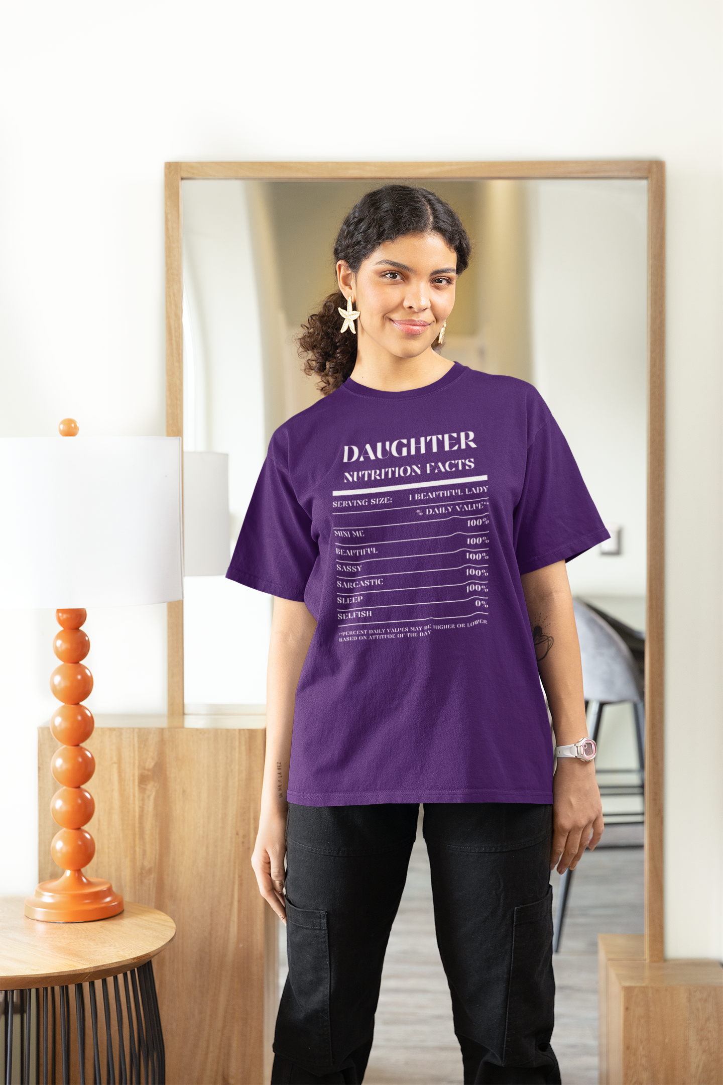 Nutrition Facts T-Shirt SS - Daughter - White