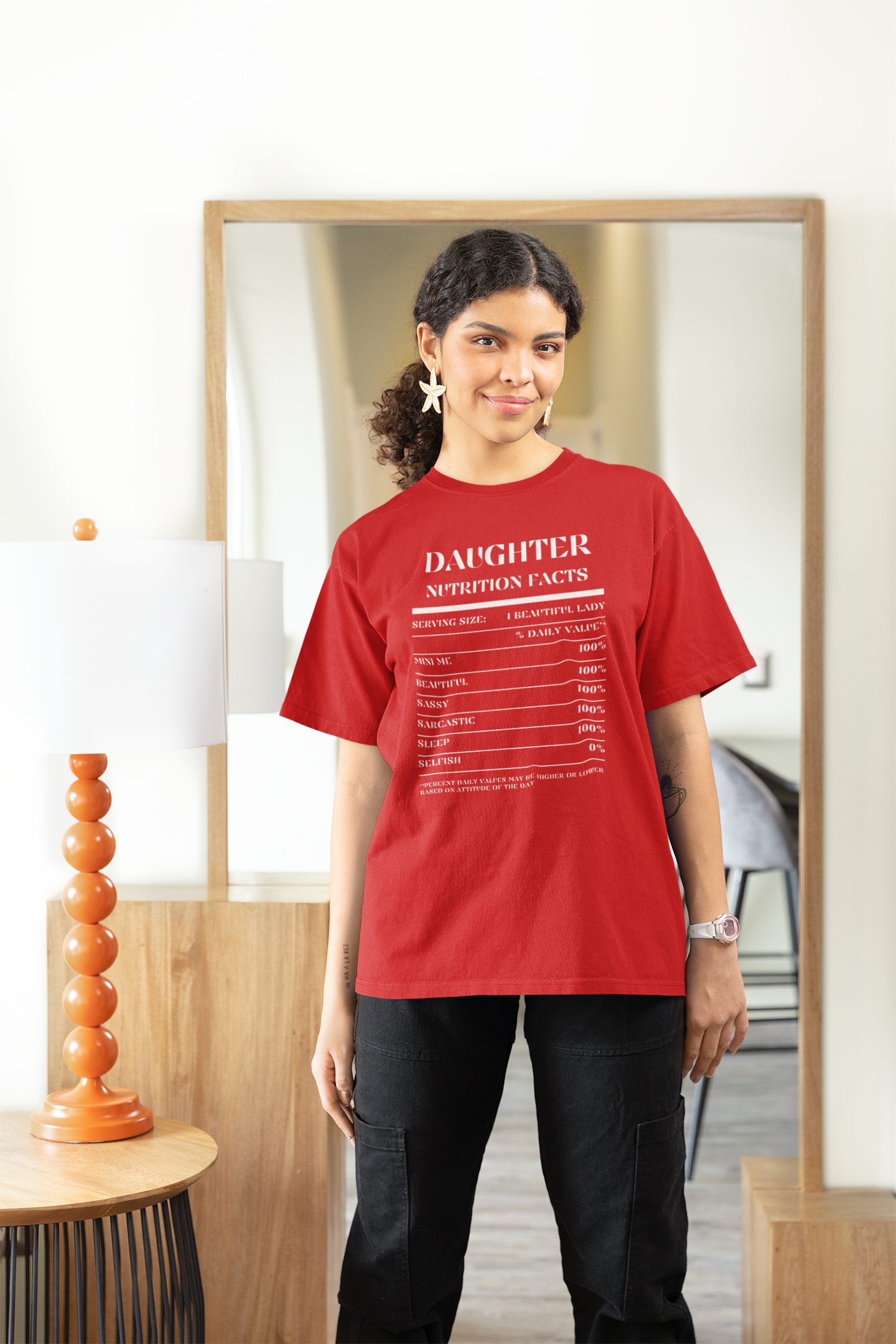 Nutrition Facts T-Shirt SS - Daughter - White