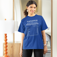 Nutrition Facts T-Shirt SS - Daughter - White