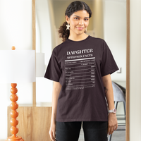 Nutrition Facts T-Shirt SS - Daughter - White