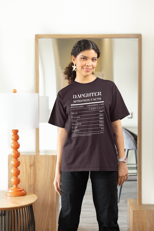 Nutrition Facts T-Shirt SS - Daughter - White