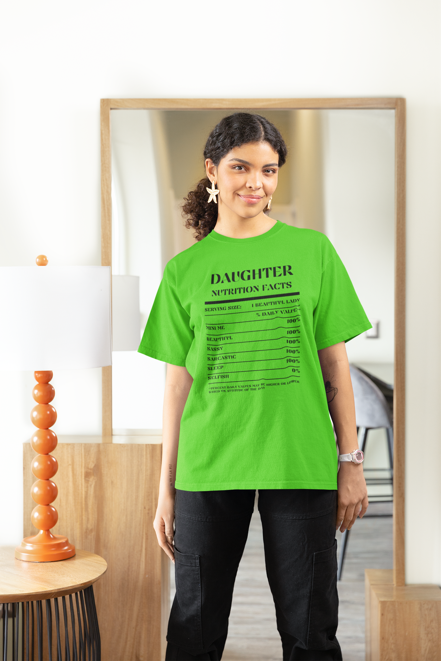 Nutrition Facts T-Shirt SS - Daughter - Black