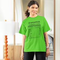 Nutrition Facts T-Shirt SS - Daughter - Black