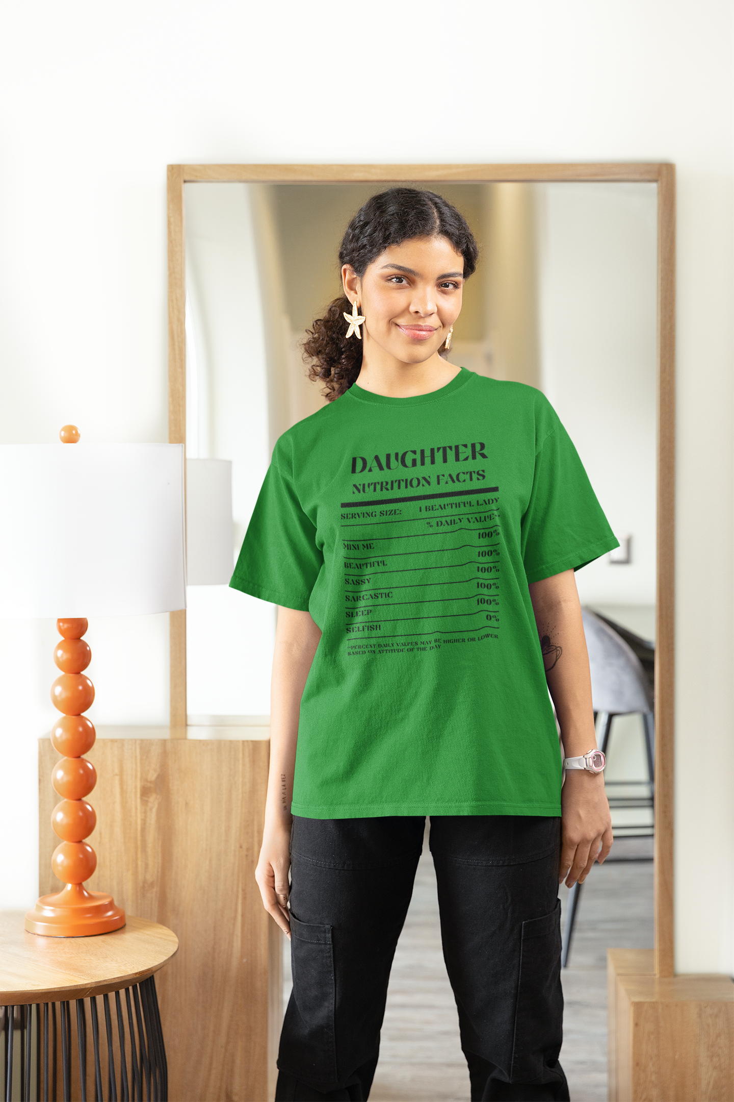 Nutrition Facts T-Shirt SS - Daughter - Black